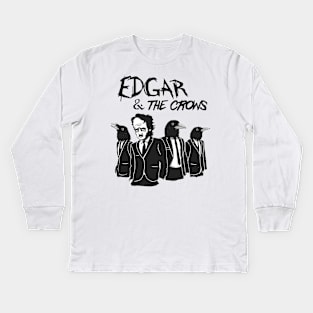 Edgar and The Crows Kids Long Sleeve T-Shirt